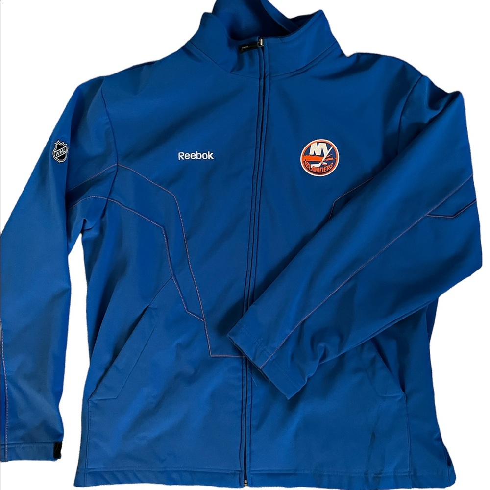 New York Islanders NHL Reebok WarmUp Jacket Size XL